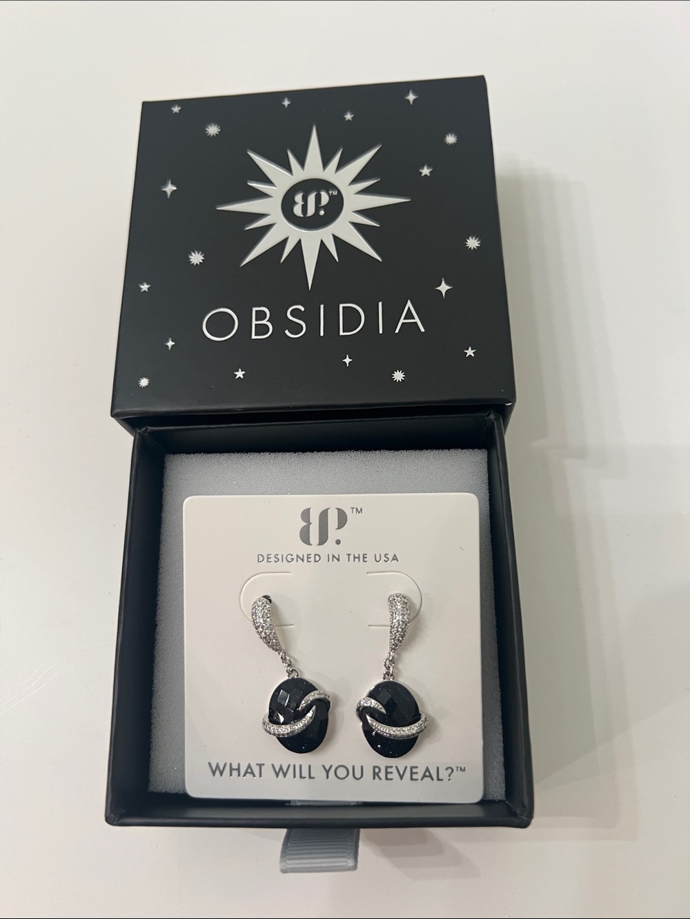 Bomb Party Obsidia Earrings